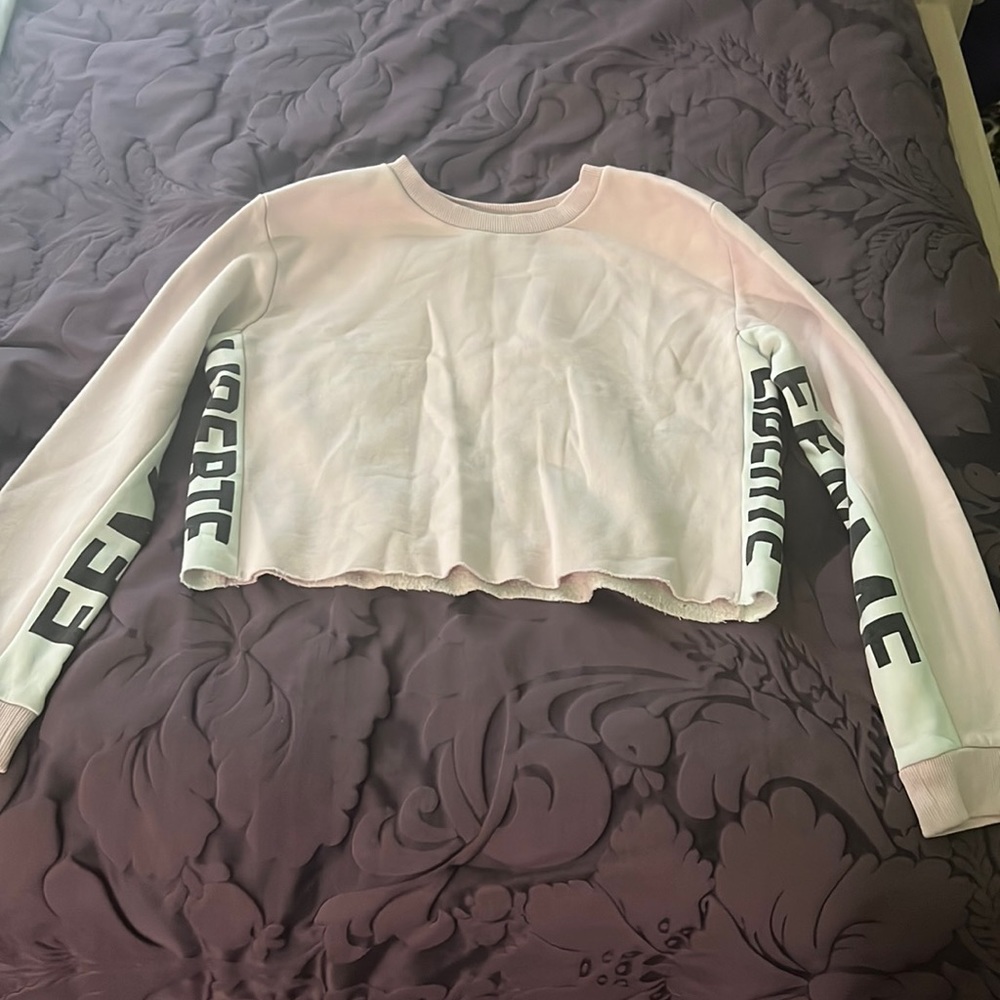 Pink top shelf sweater